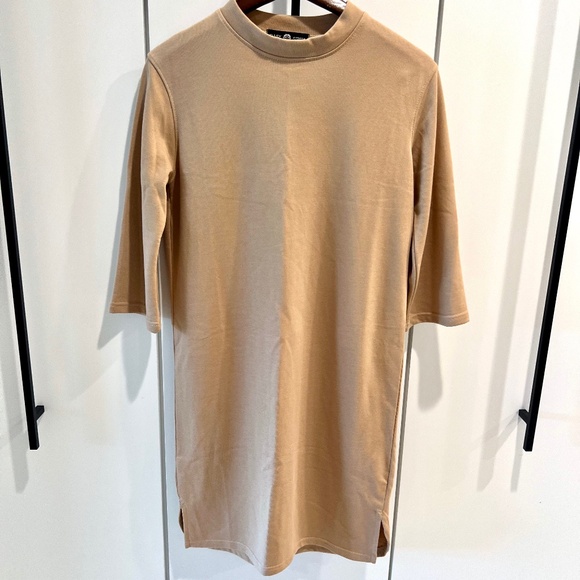 size Small Tall Tan Tshirt Dress - Picture 1 of 3